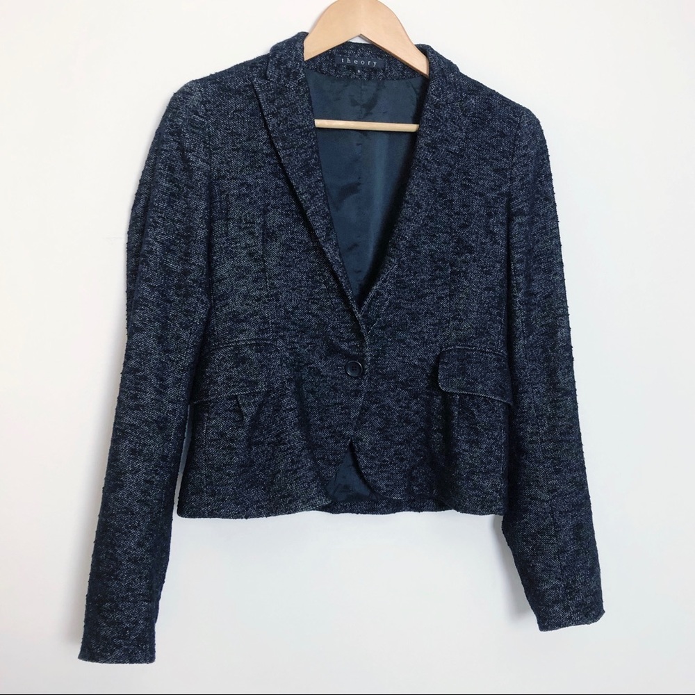 Theory cropped blazer